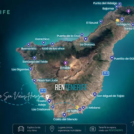 Апартаменти Rentenerife Adeje Sea Views Horizon